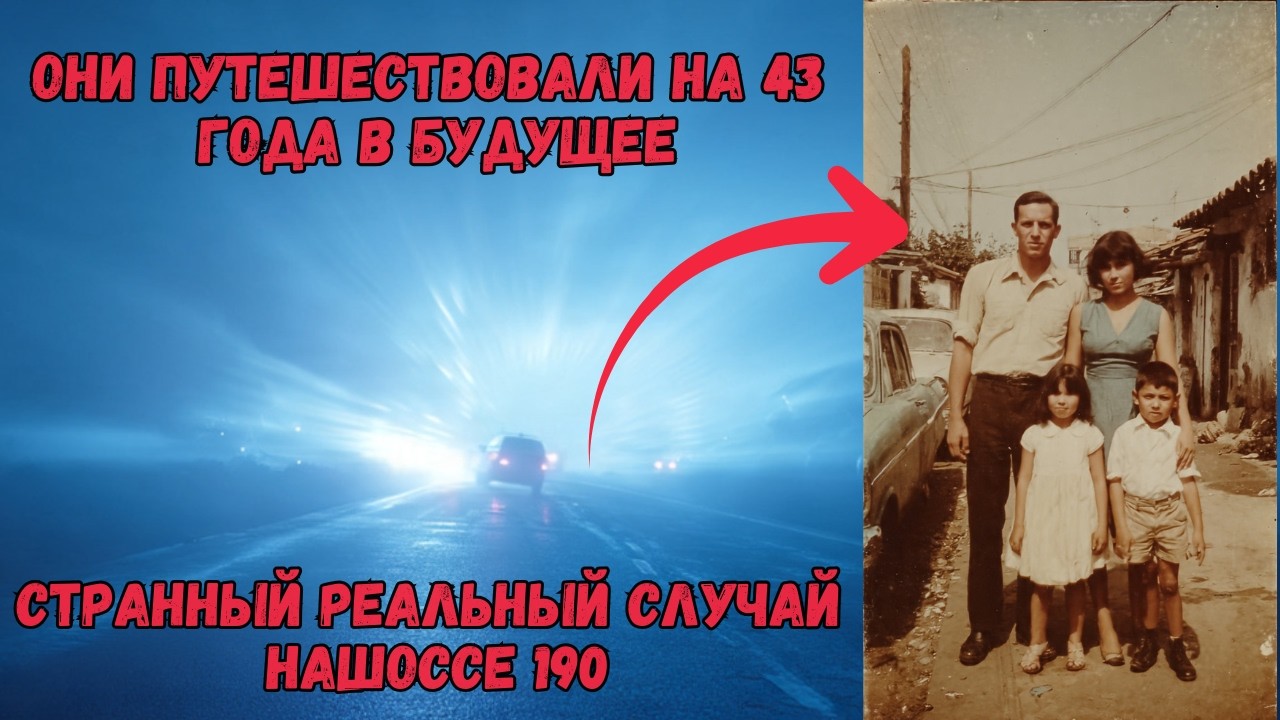 Они вошли в туман и перенеслись на 43 года в будущее | Странный реальный случай на шоссе 190