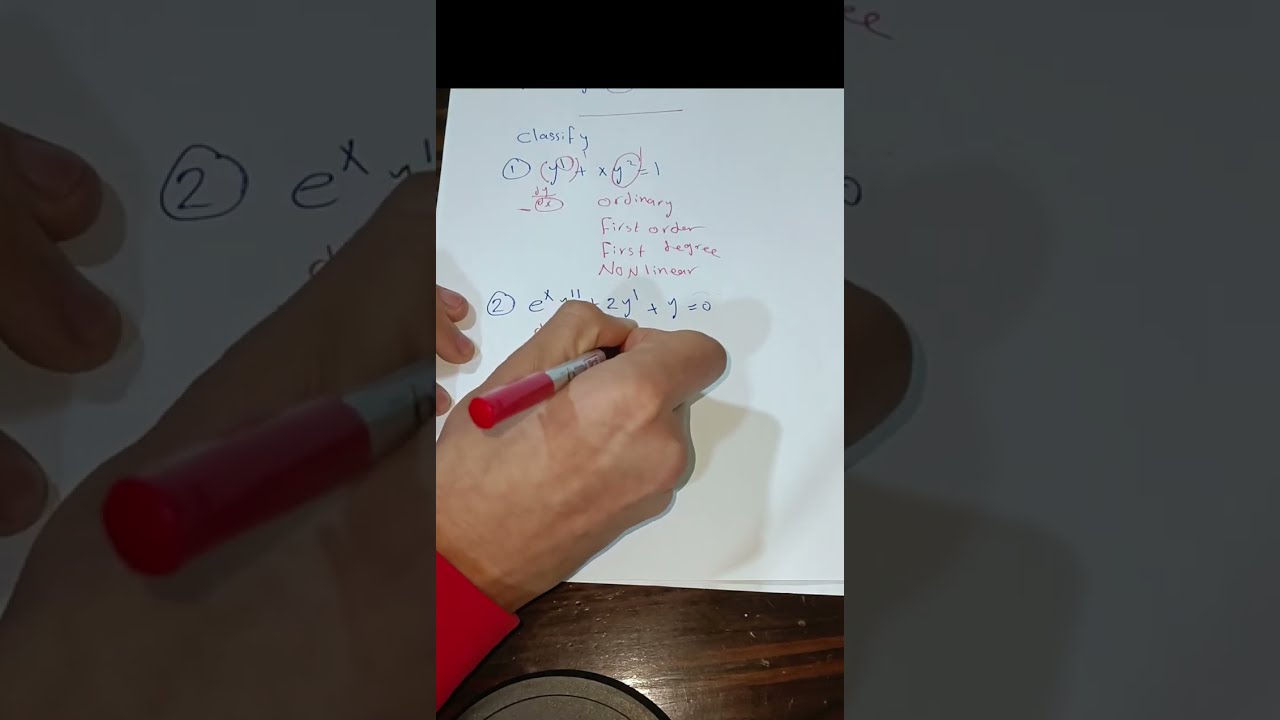 شرح Math 3 | شرح differential equation بكل سهوله (شرح رياضه 3) هندسه 