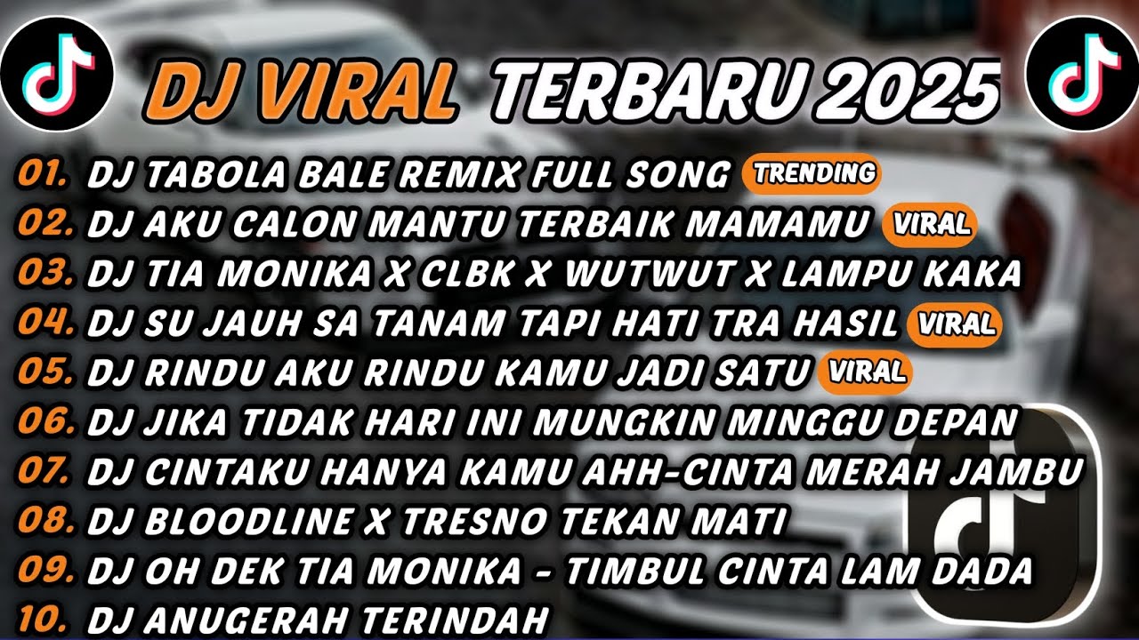 DJ TIKTOK TERBARU 2025 - DJ TABOLA BALE REMIX FULL SONG🎵DJ AKU CALON MANTU TERBAIK MAMAMU🎵FULL ALBUM