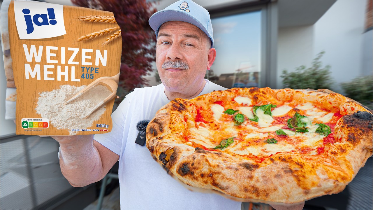 SO machst DU eine perfekte Napoli Pizza mit dem 0,59€ Mehl!