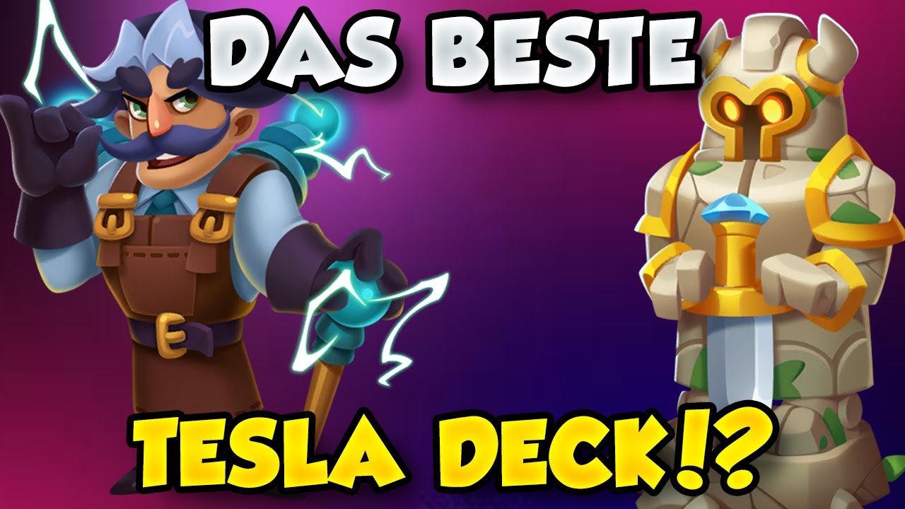 Rush Royale | Was ist das BESTE TESLA DECK!? | *LVL13* Tesla Gameplay