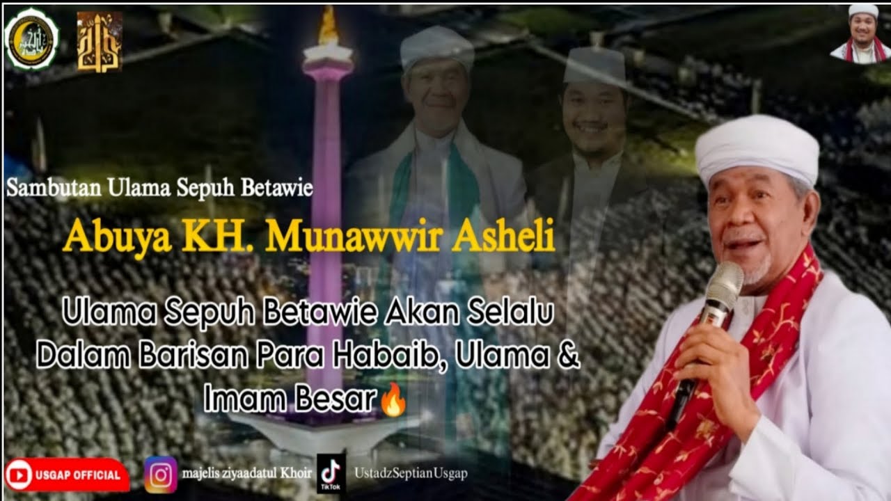 SAMBUTAN MENGGELEGAR🔥ABUYA KH.MUNAWIR ASHELI | Reuni Akbar 212