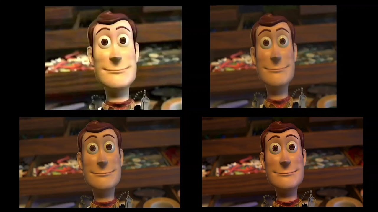 Toy Story 2 VHS vs. VCD vs. DVD vs. Blu-Ray