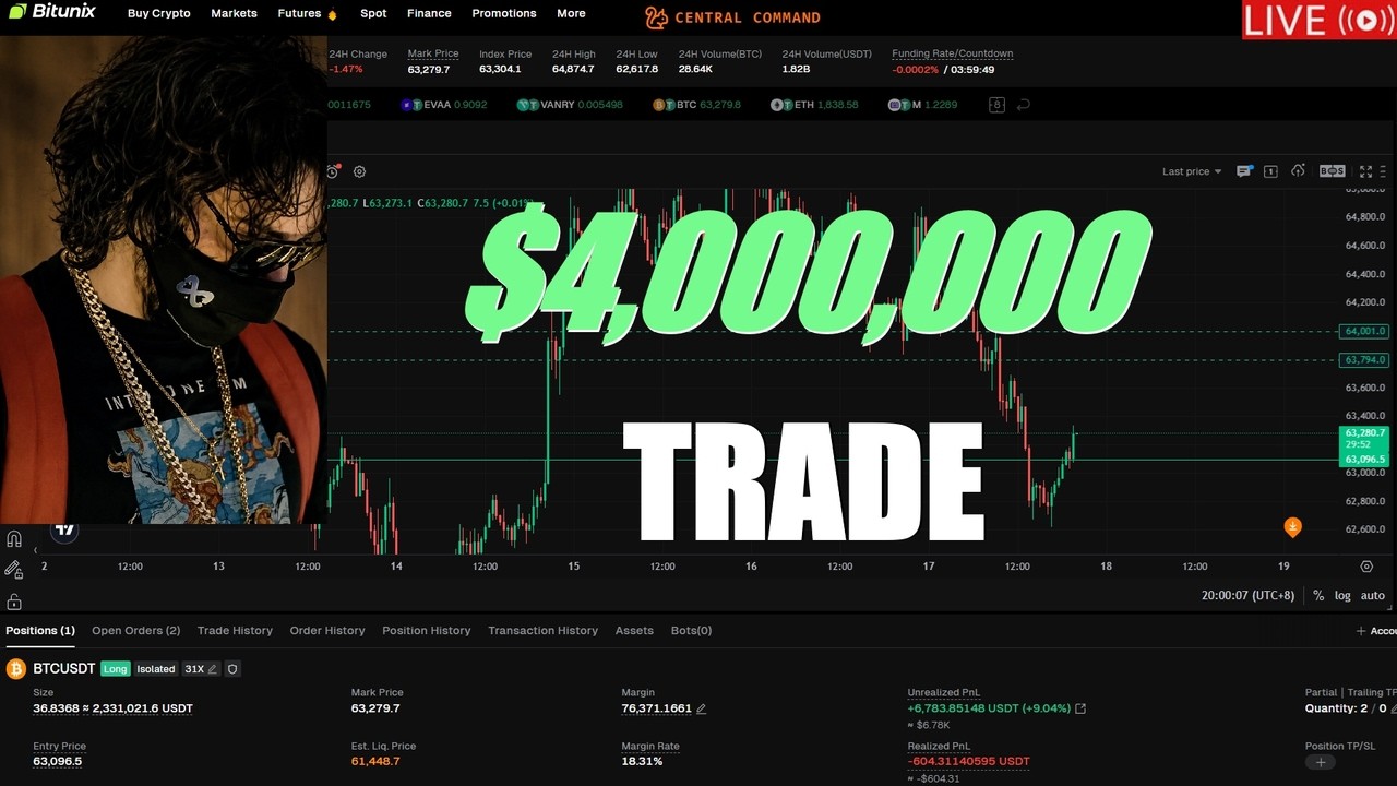 LIVE $4,000,000 Trade