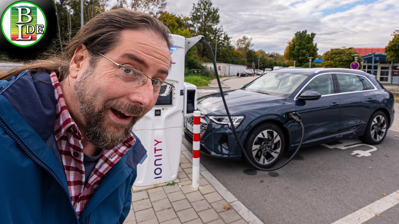 Wie weit fährt man mit 130 km/h mit dem Audi Q8 Etron 55