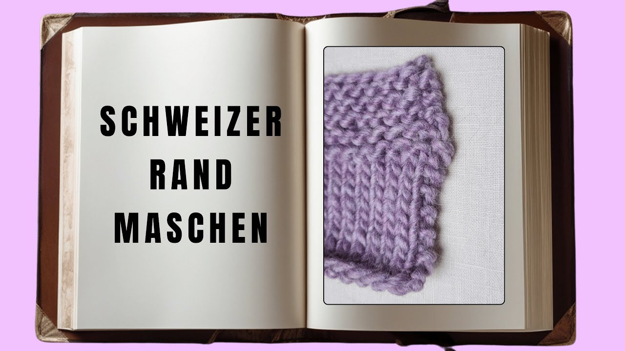 Schweizer Rand für feste Ränder zum Zusammennähen