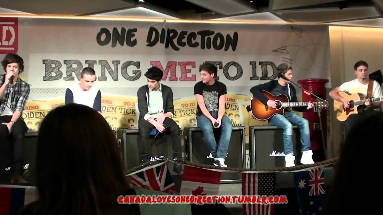 One Direction: Little Things Acoustic Performance for Bring Me To 1D Go1Den Ticket Winners