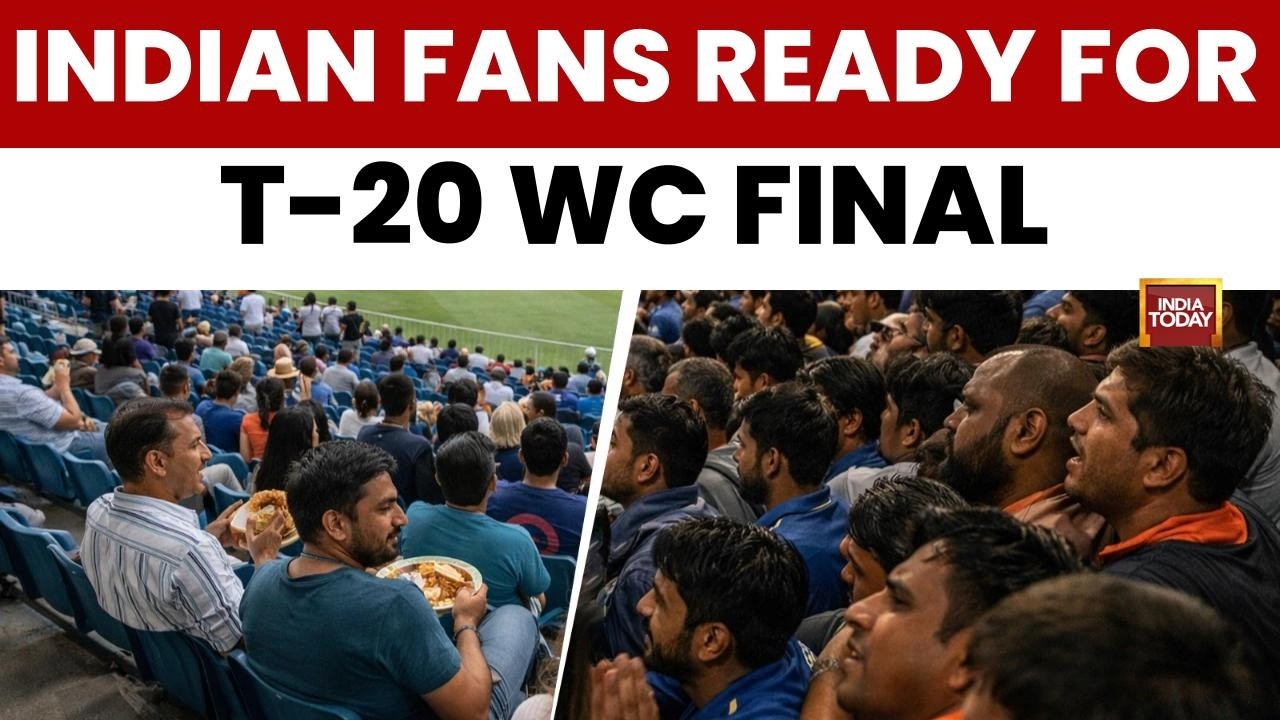 Ind Vs Pak: Fans Pack Narendra Modi Stadium For India's T-20 WC Final Title Defence Against Pakistan