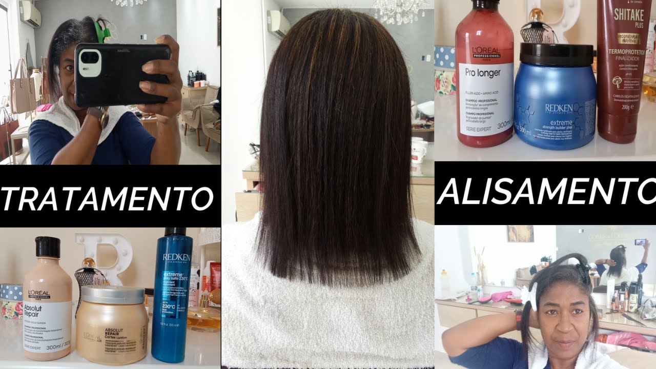 RETOQUE DE RAIZ/ Do tratamento ao alisamento #cuidadocomcabelo #crespaalisada #rotinacapilar