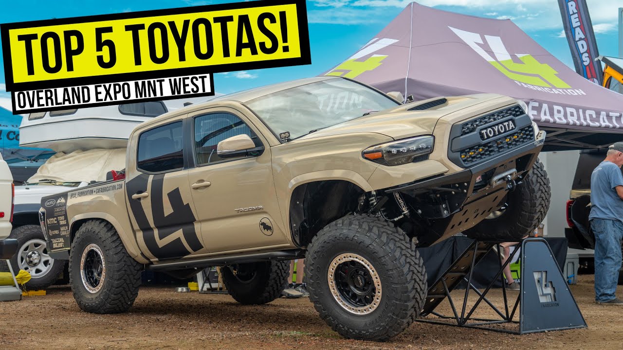 Пять лучших автомобилей Toyota на выставке Overland Expo MTN West 2023 | 4K