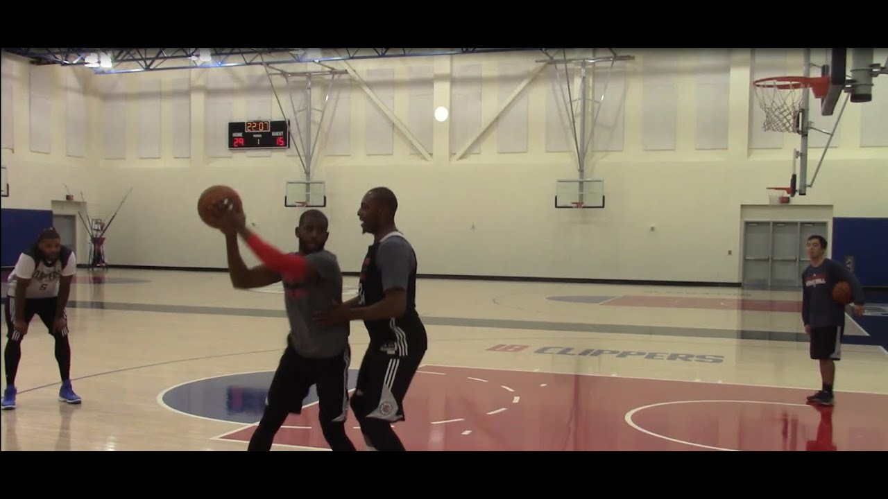 Chris Paul, Paul Pierce, Jamal Crawford, Josh Smith & Cole Aldrich play 1 on 1! NBA Practice