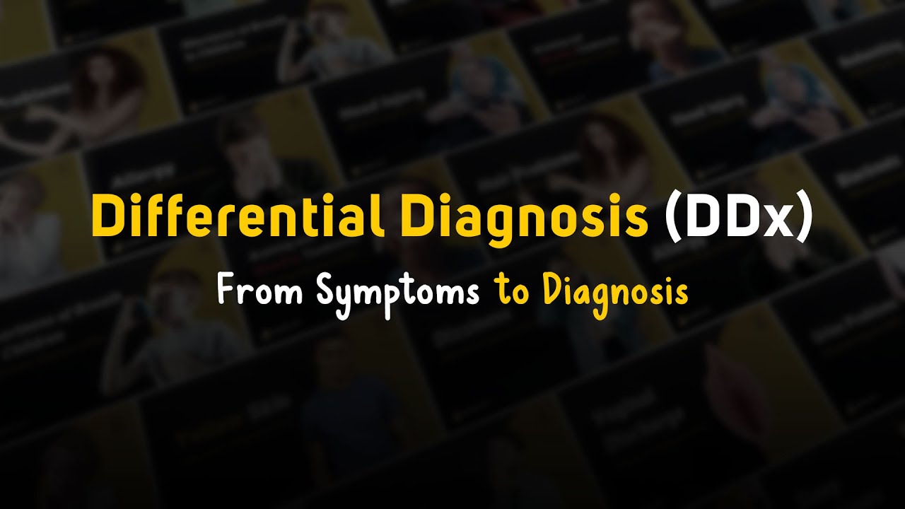 Differential Diagnosis (DDx) Masterclass 🌟 | 🩺Medical Student Platform
