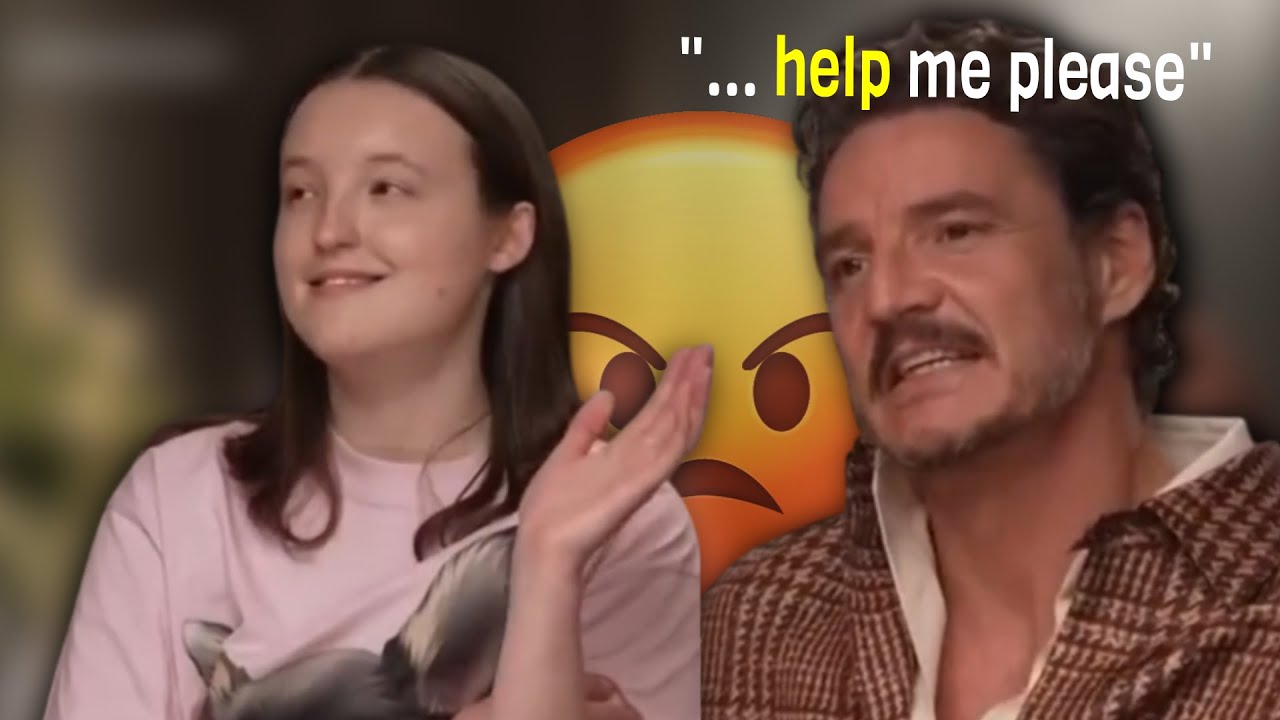 bella ramsey annoying pedro pascal for 11 minutes straight