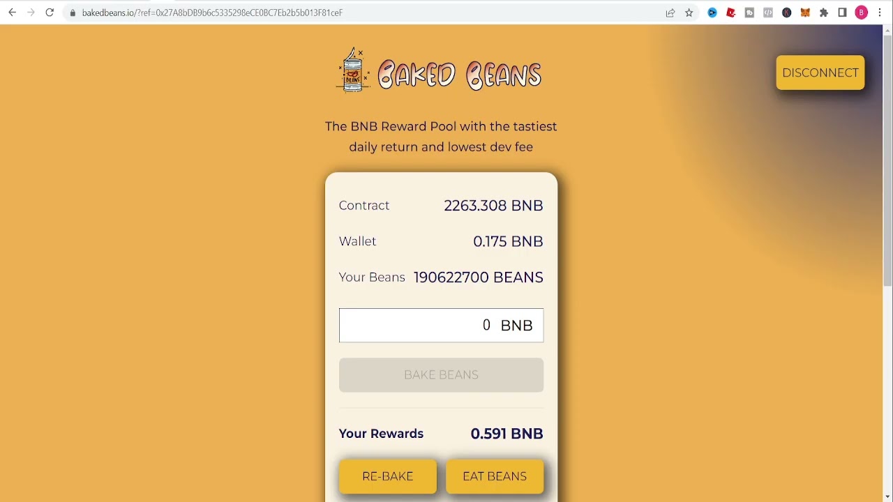BAKED BEANS CRYPTO MINER 100X