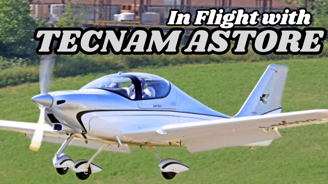 In volo con il Tecnam ASTORE - 65 anni di Tecnam - VOLARE IN BUSINESS CLASS - Febbraio 2024