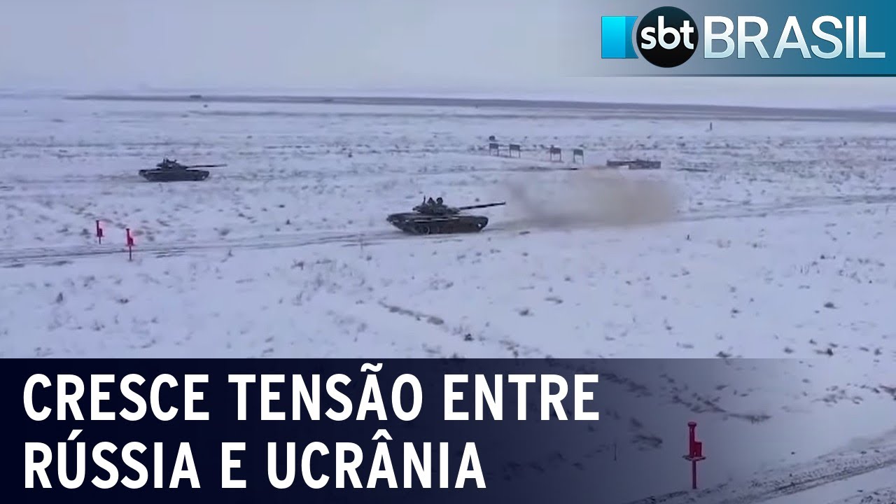 Crise na Ucrânia: aumenta tensão entre separatistas pró-Rússia e Kiev | SBT Brasil (18/02/22)