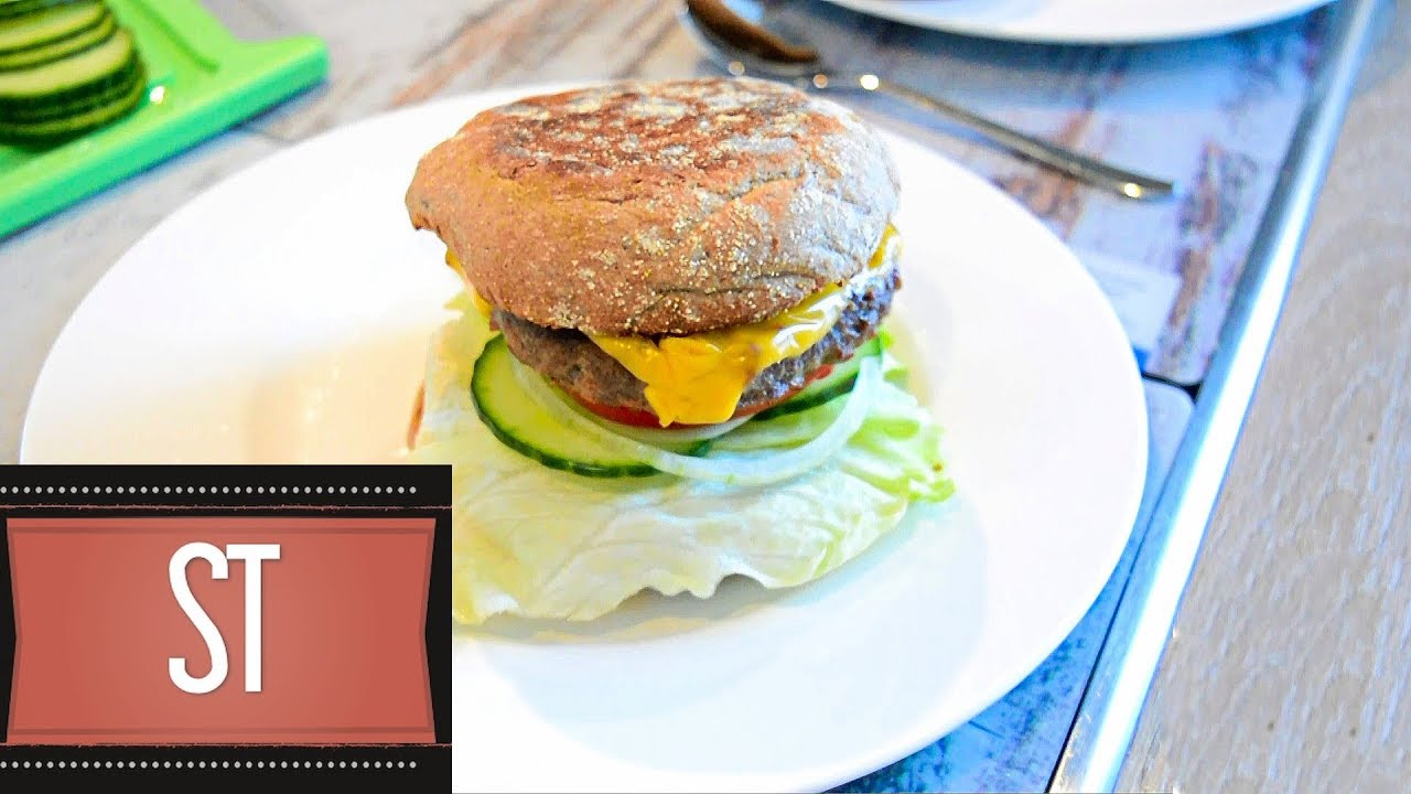 AMC Hamburger Patties braten ohne Öl oder Fett ( Hamburger Fleisch )