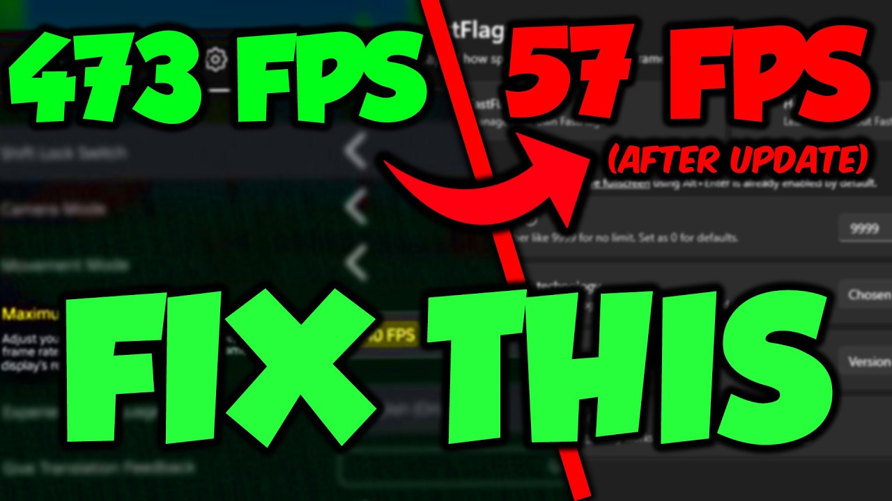 КАК СНЯТЬ ОГРАНИЧЕНИE FPS ПОСЛЕ НОВОГО ПАТЧА В ROBLOX