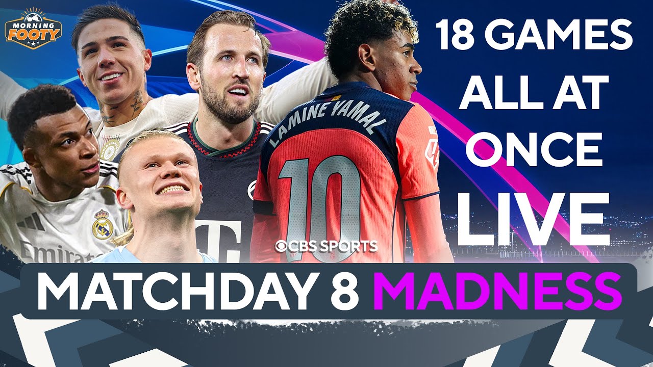 UEFA Champions League Matchday 8 PREVIEW | 18 Games. All at once. LIVE.
