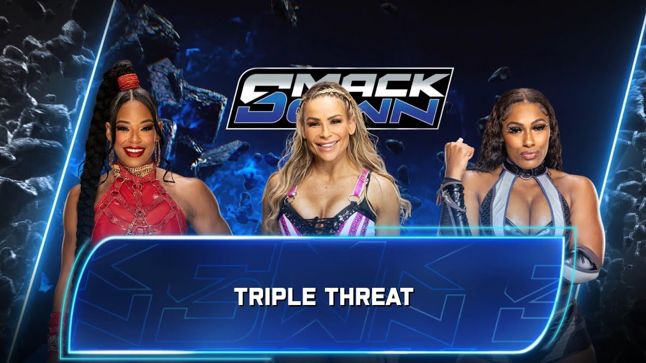 Bianca Belair Vs Natalya Vs Lash Legend | MITB Qualifier | SmackDown - WWE 2K25 Universe Mode