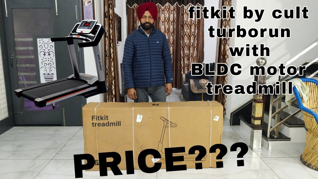 Fitkit by cult turborun with BLDC motor treadmill 