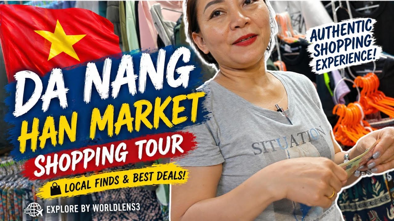 Da Nang Vietnam HAN Market where shopping locals and Tourists Part-3