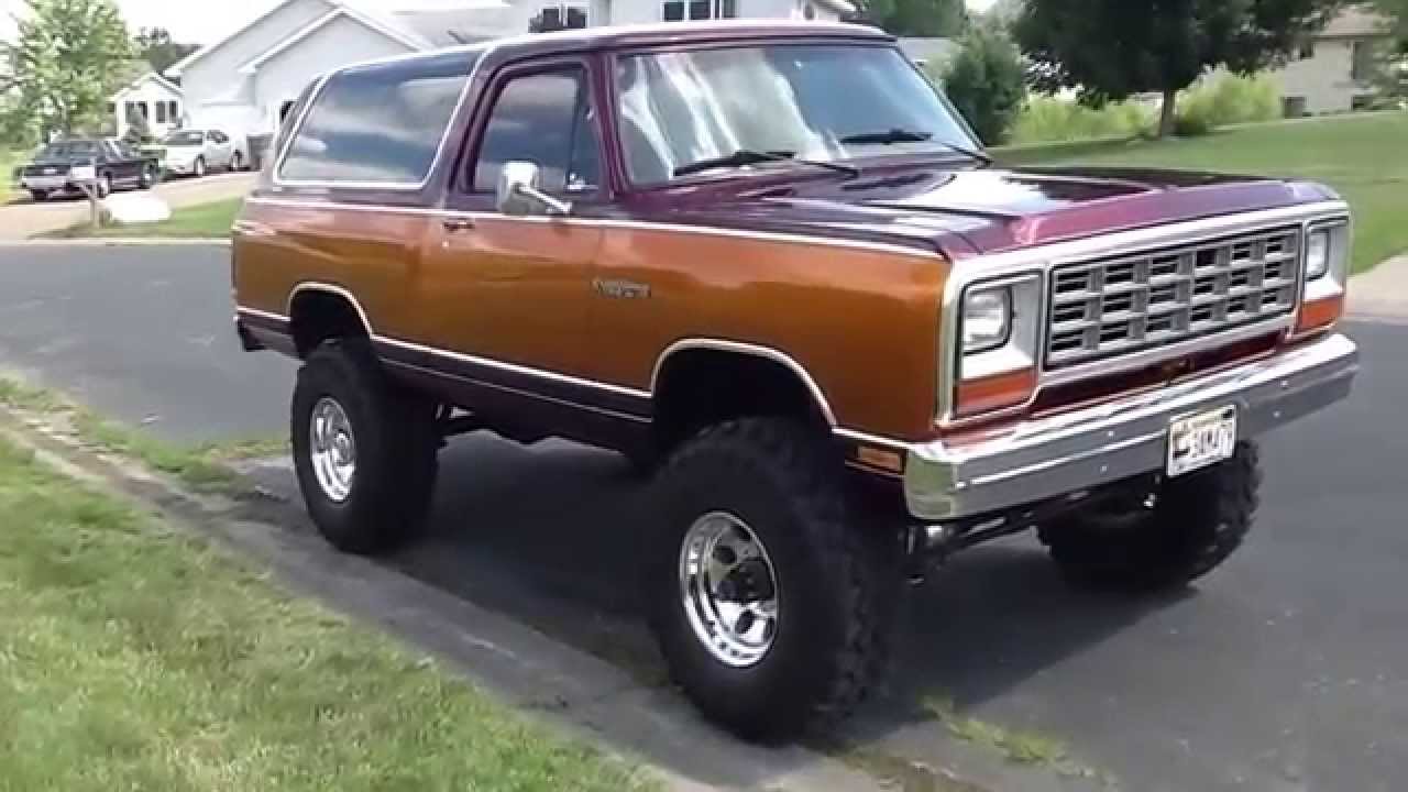 1985 Dodge Ramcharger 340ci 1ton