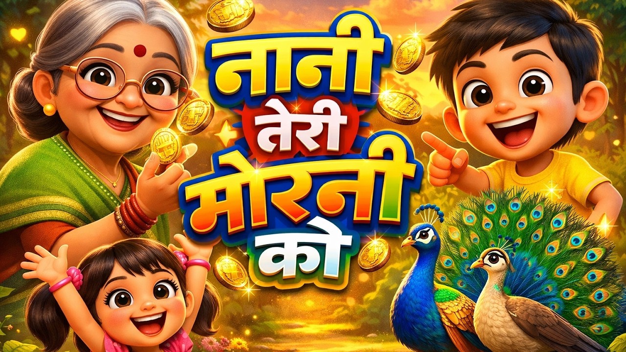 Nani Teri Morni | नानी तेरी मोरनी | 3D Kids Cartoon Song| #naniterimorni