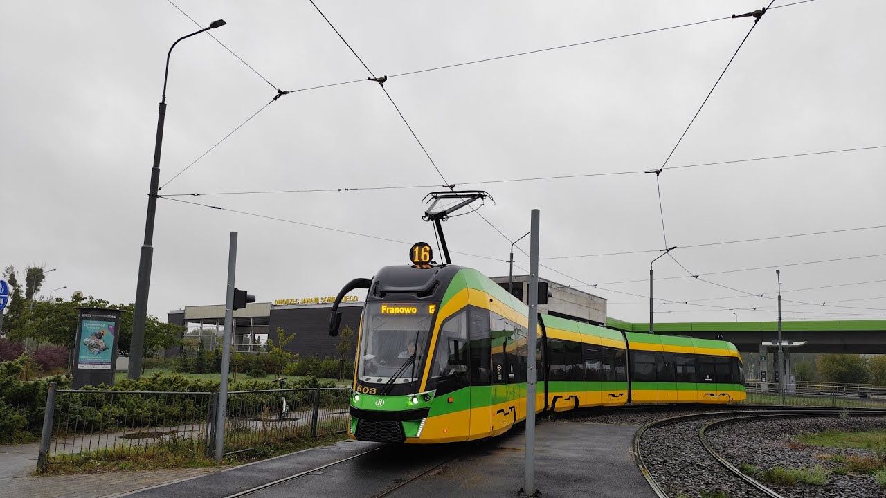 MPK Poznań | Linia 16 | Moderus Gamma MF02AC #603 | Kierunek Osiedle Sobieskiego