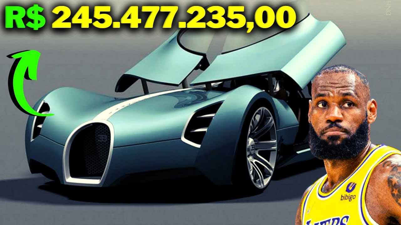 Top 8 Carros de Luxo do Lebron James que Voc&ecirc; Desconhecia!!!