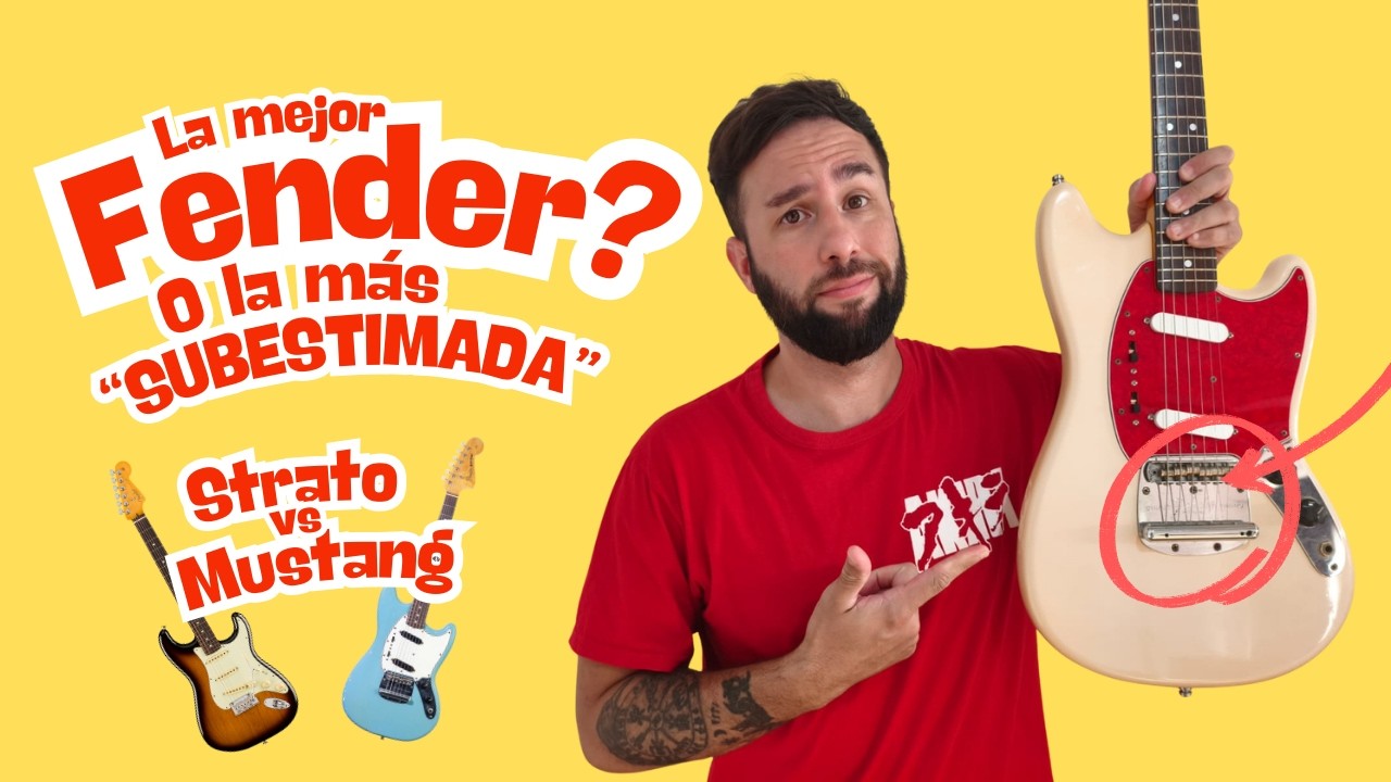 Fender Mustang: La Guitarra Más Subestimada de Fender (¿Mejor que la Strato?)