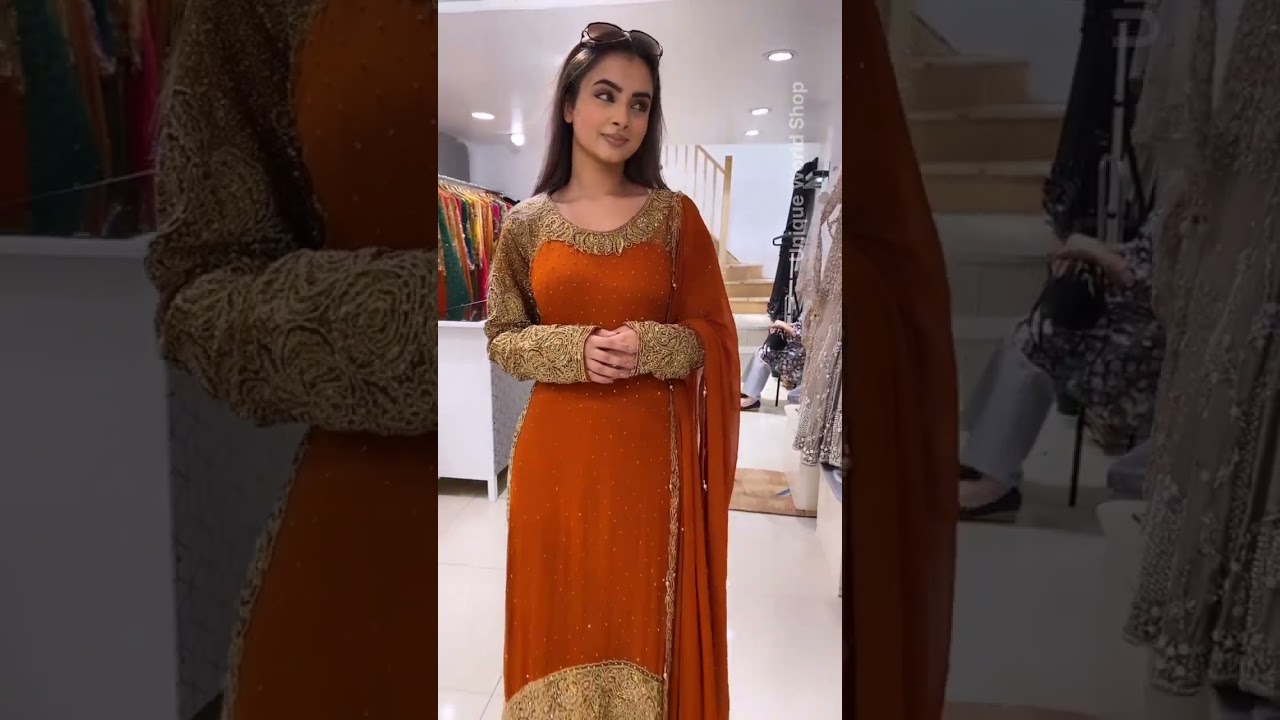 Party Wear Long Trouser Suit || Bridal Dress