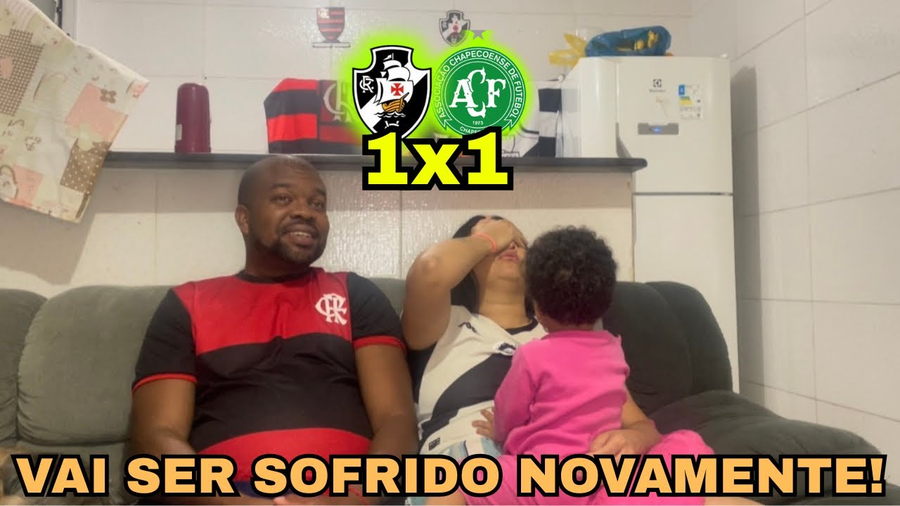 Vasco x Chapecoense, react; Gigante da Colina amassa mas sede o empate no final!