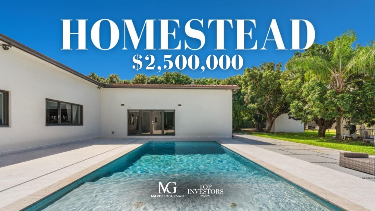 🏡Propiedad Moderna de 5 Acres en Homestead, FL | Marcelo Guzman🌴🌞