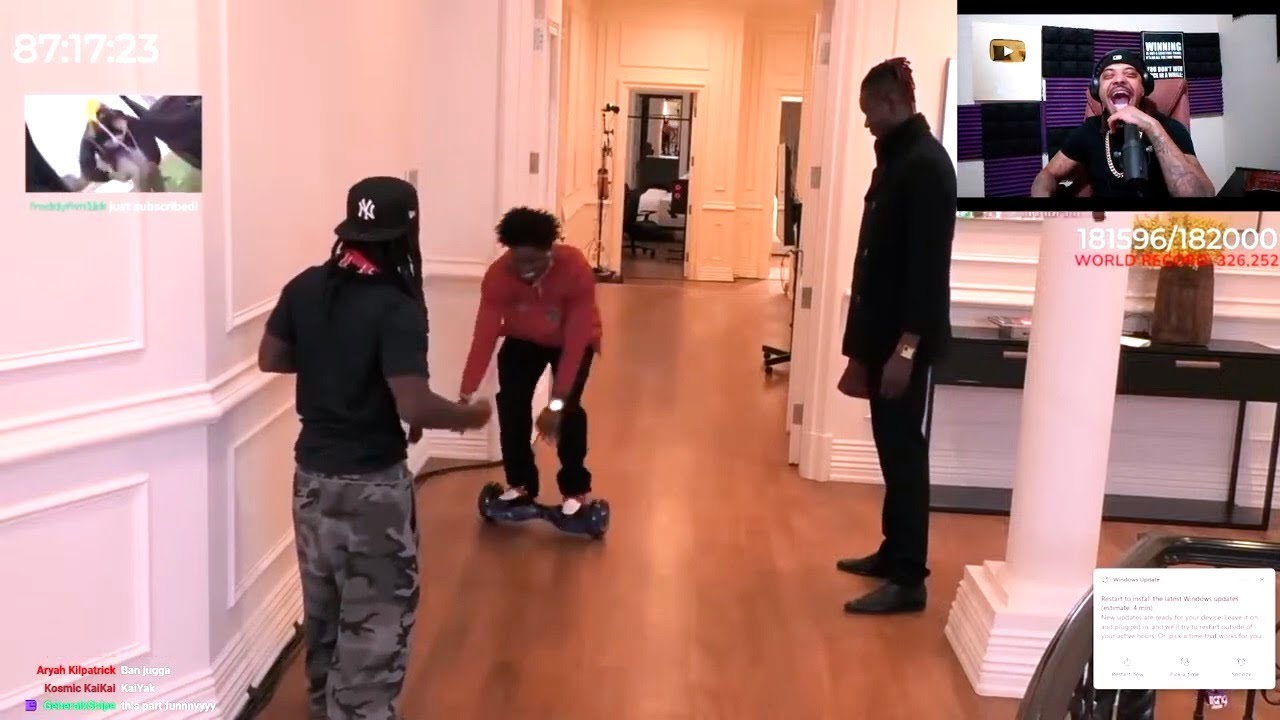 Реакция DJ Ghost на Kai Cenat и Kodak Black в прямом эфире