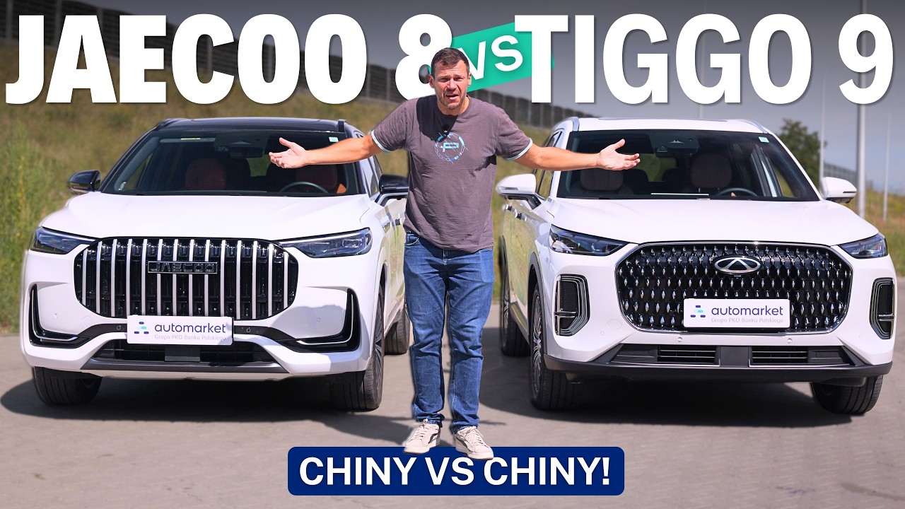 Chery Tiggo 9 vs Jaecoo 8 - kt&oacute;ry ogromny SUV z Chin jest lepszy?