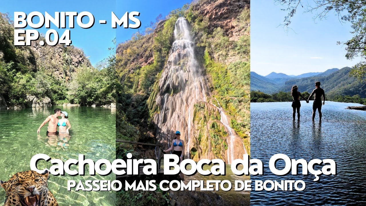 MELHOR PASSEIO DE BONITO MS - CACHOEIRA BOCA DA ONÇA 4K