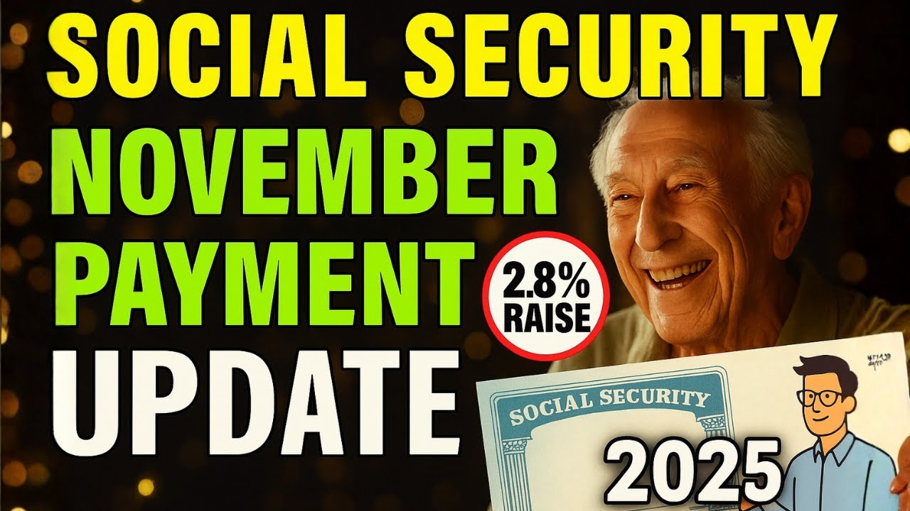 2025 November Social Security Update: 2.8% COLA Increase and Payment Schedule Changes