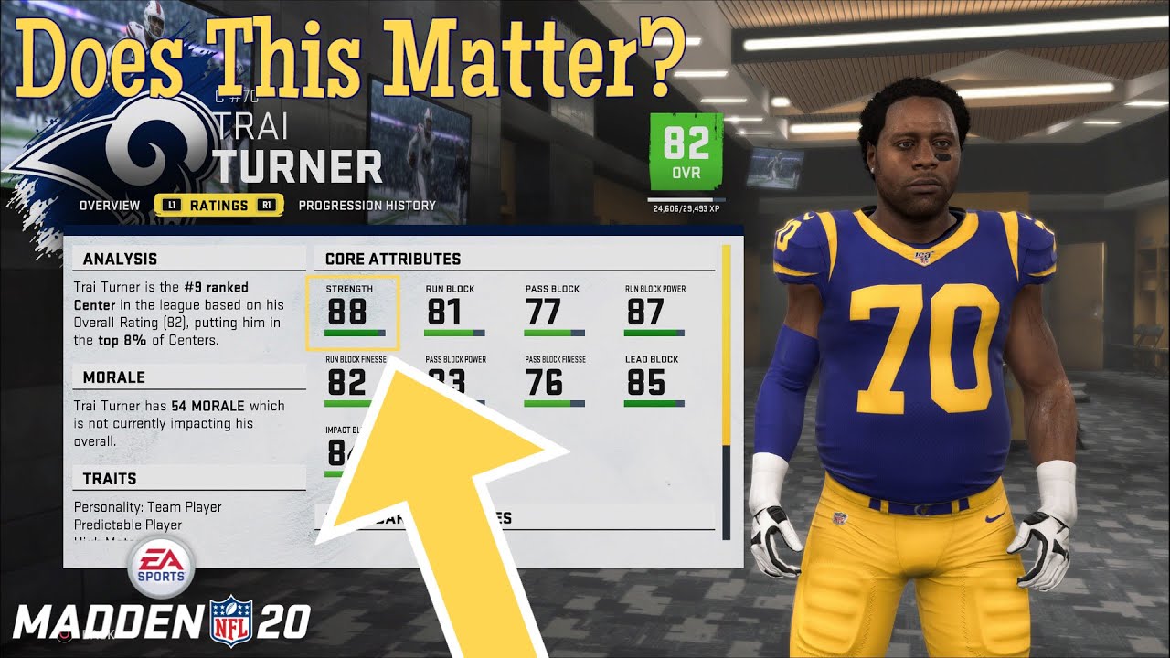 Имеет ли значение сила в Madden 20? Демонстрация и обсуждение