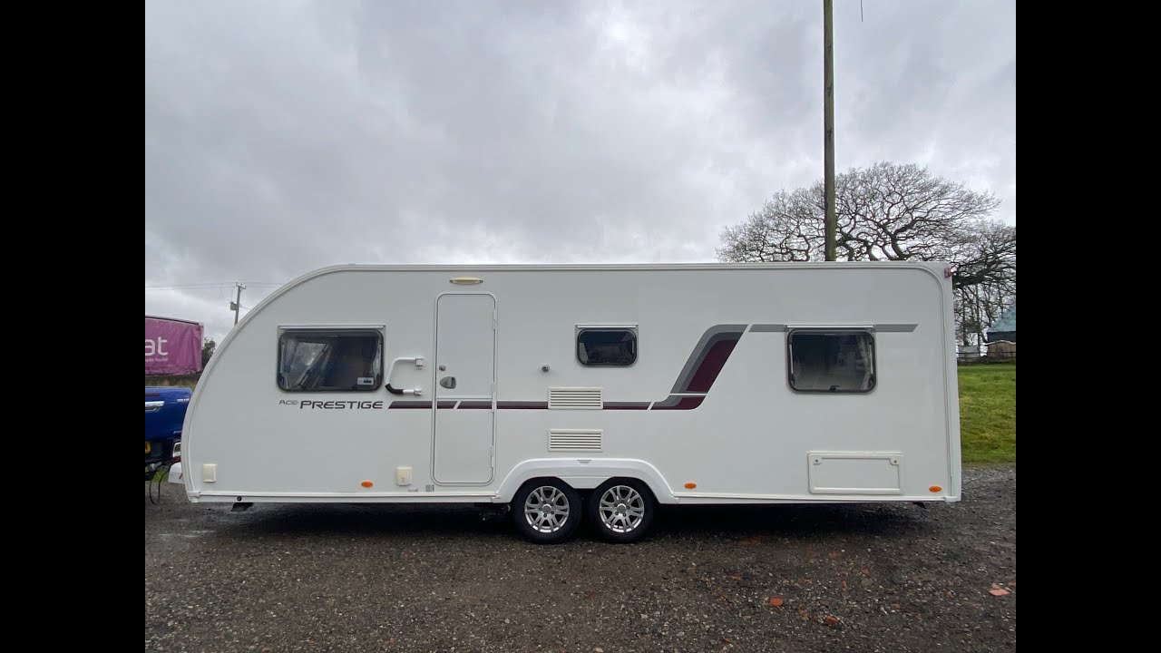 2014 Ace Prestige 6 berth caravan  fixed bed bunk beds