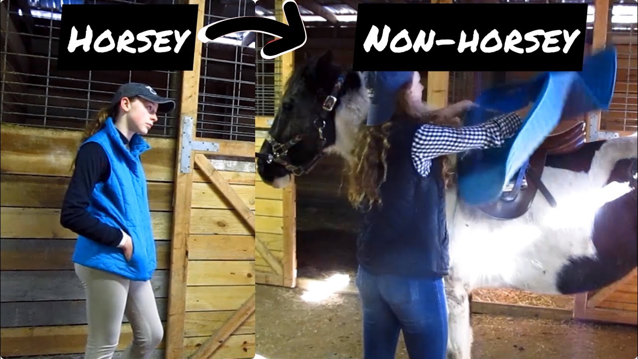 When My Non-Horsey Friend Visits (Funny🤣)