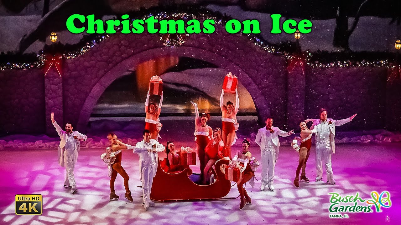 Christmas on Ice Complete Show 4K Busch Gardens Tampa 2022 11 19
