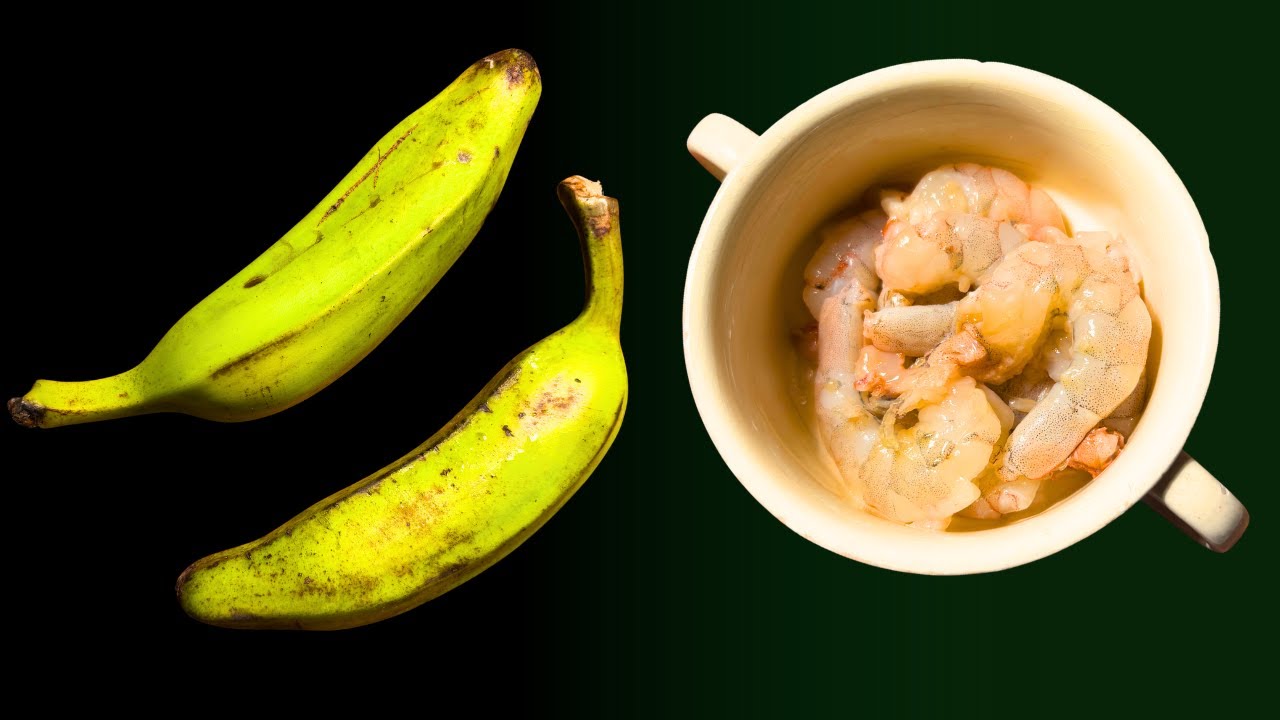কাঁচাকলা চিংড়ি ভর্তা || Kachkola Bhorta Recipe || Raw Banana Bharta || Swade Banglar Epaar Opaar