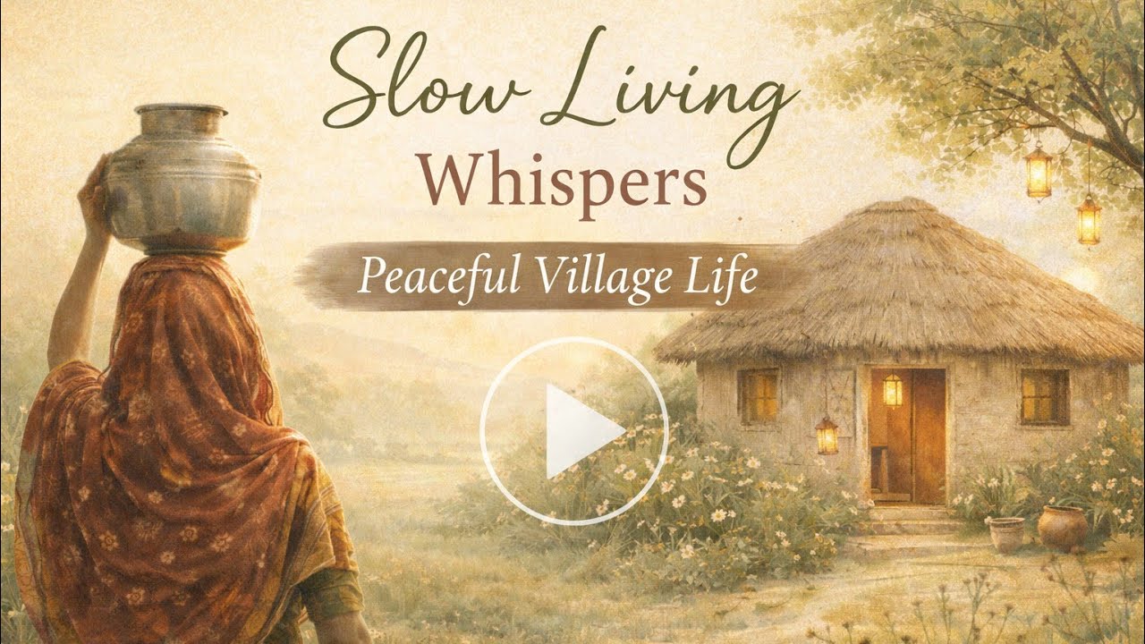 Ghibli-Style ASMR | Summer Rain, Warm Tea, and a Calm Countryside Kitchen