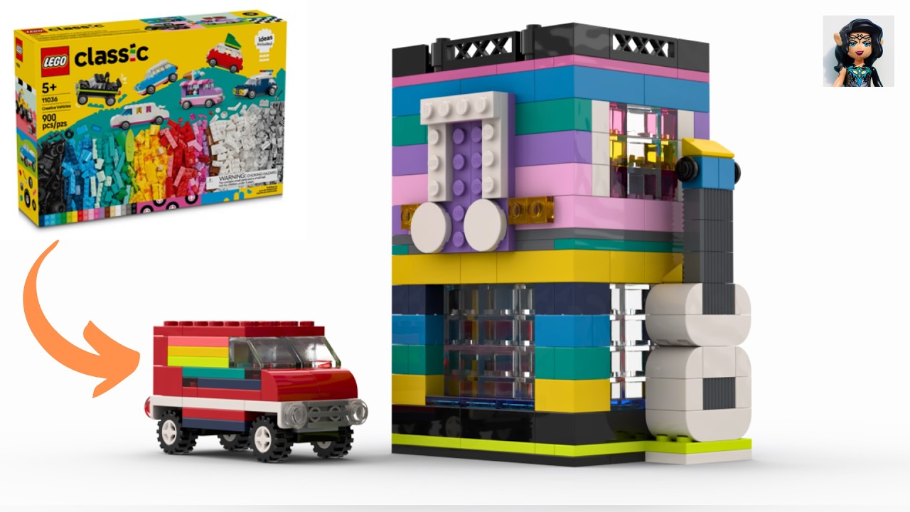 MUSIC STORE Lego classic 11036 ideas How to build