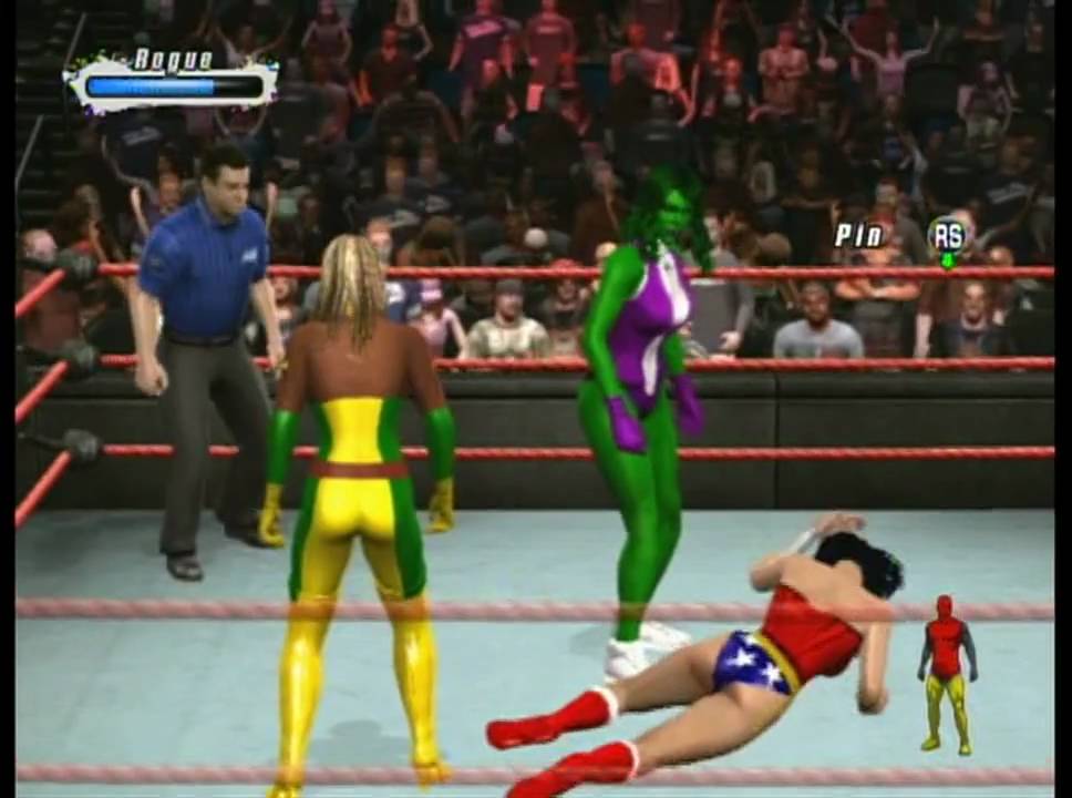 West Coast Caws SVR 2009 DC vs Marvel Women's Battle Royal