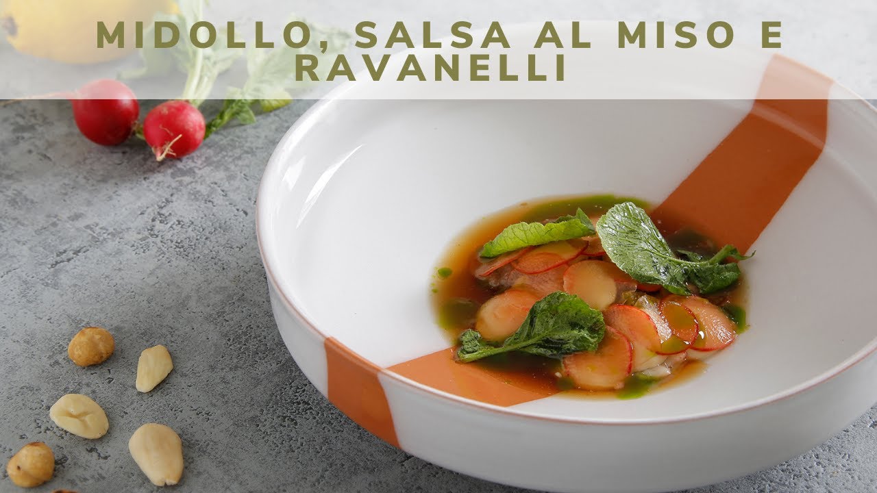 Midollo, salsa al miso e ravanelli | Saporie