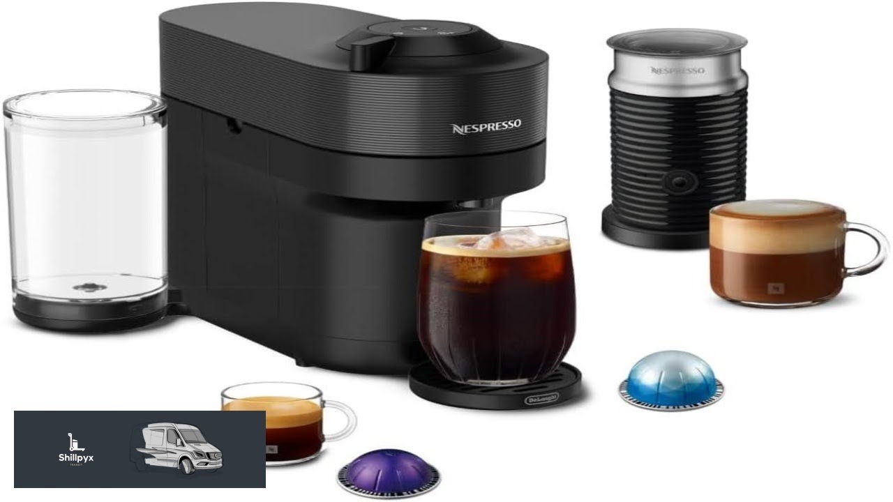 Nespresso Vertuo Pop+ Coffee and Espresso Machine by De'Longhi with Aeroccino Milk