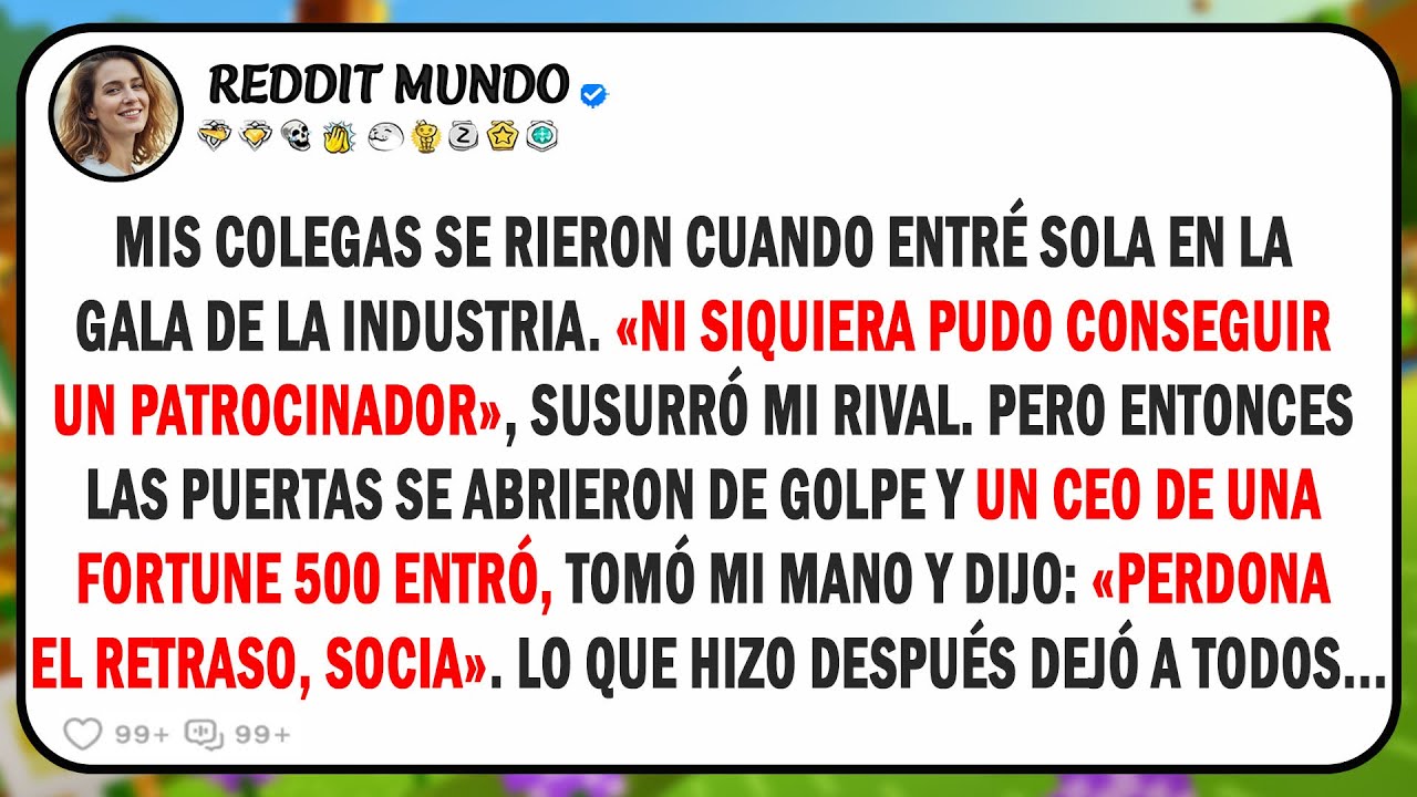 Mis colegas se rieron cuando entré solo a la gala, pero cuando un CEO de una empresa Fortune 500...