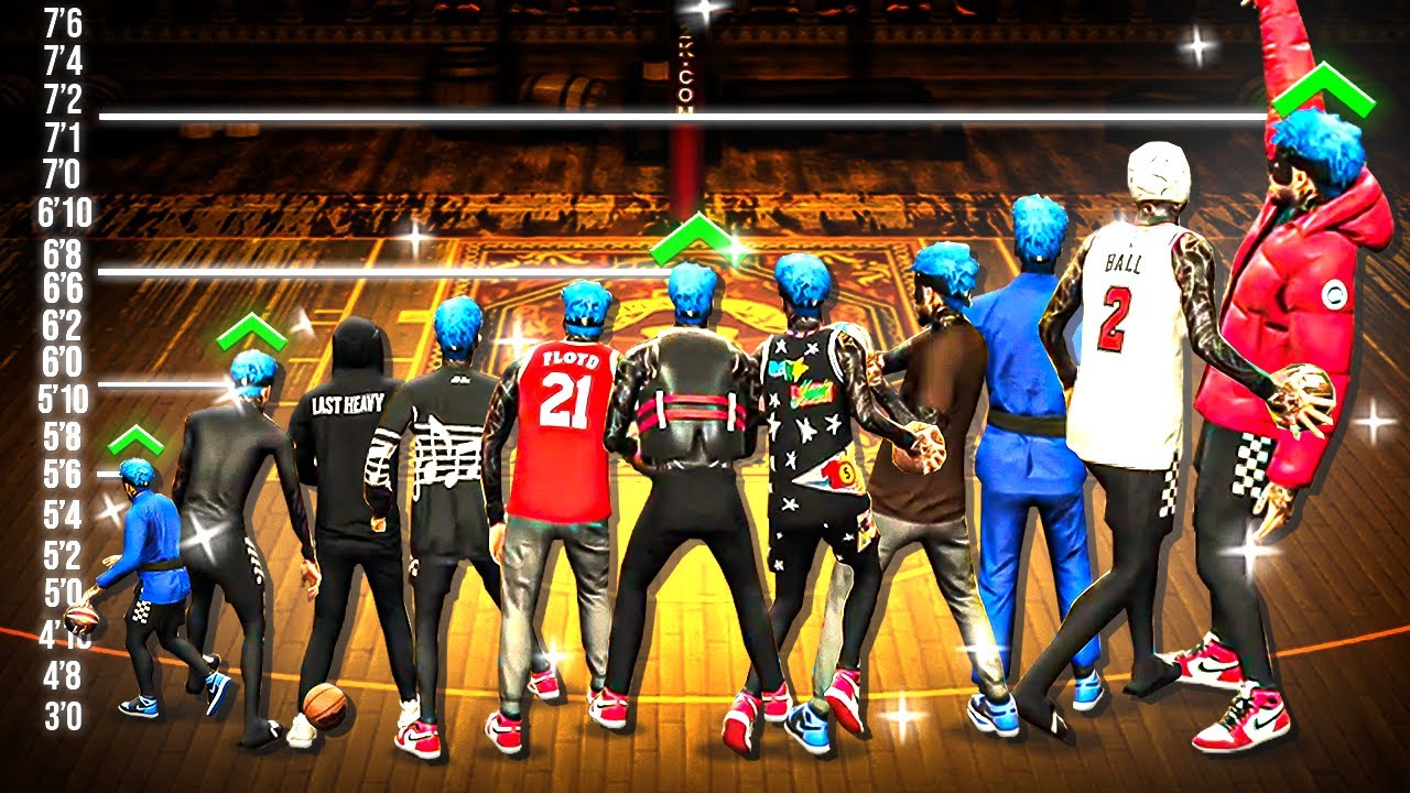 I Won a Game With Every HEIGHT on NBA2K23